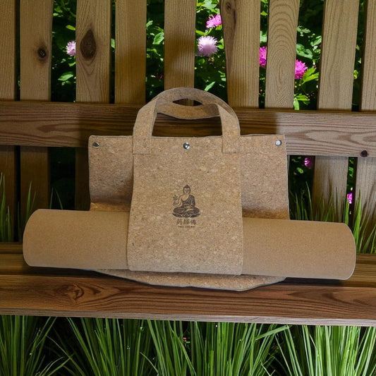 Sac cabas en liège avec emplacement tapis - YAO SHI FO