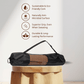 Sac de transport en nylon noir et polyester - Filet respirant - YAO SHI FO