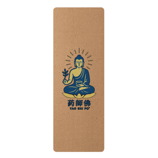Tapis de yoga Eco 183 x 61 cm - 4mm liège FSC + caoutchouc naturel - YAO SHI FO
