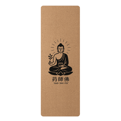 Tapis de yoga Eco 183 x 61 cm - 4mm liège FSC + caoutchouc naturel - YAO SHI FO