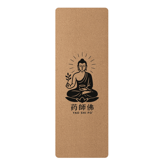Tapis de yoga Eco 183 x 61 cm - 4mm liège FSC + caoutchouc naturel - YAO SHI FO
