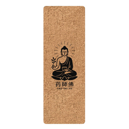 Tapis de yoga Medium 183 x 61 cm - 5mm liège FSC + caoutchouc naturel - YAO SHI FO