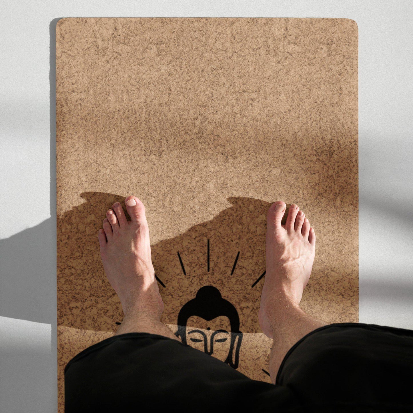 Tapis de yoga Medium 183 x 61 cm - 5mm liège FSC + caoutchouc naturel - YAO SHI FO
