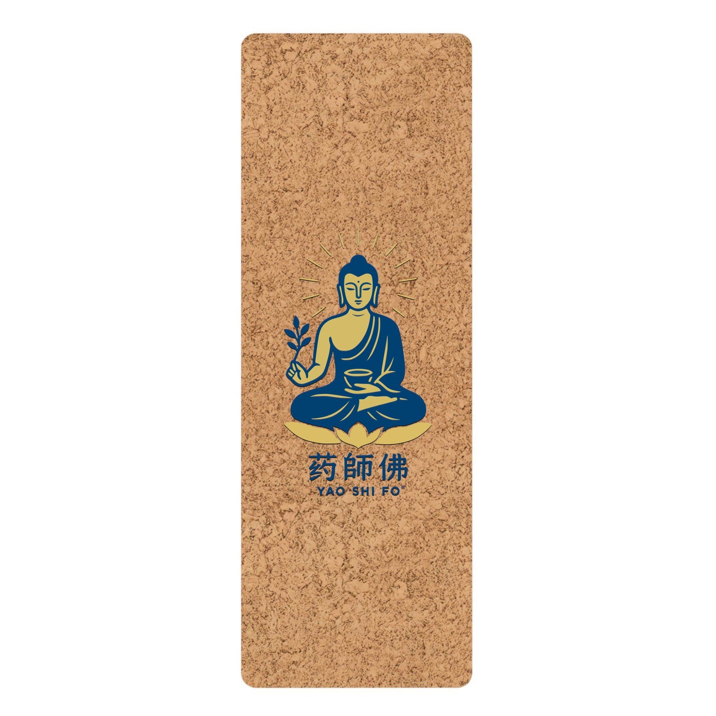 Tapis de yoga Premium 183 x 61 cm - 6mm liège FSC + caoutchouc naturel - YAO SHI FO