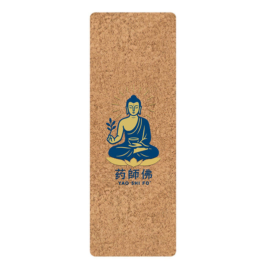 Tapis de yoga Premium 183 x 61 cm - 6mm liège FSC + caoutchouc naturel - YAO SHI FO