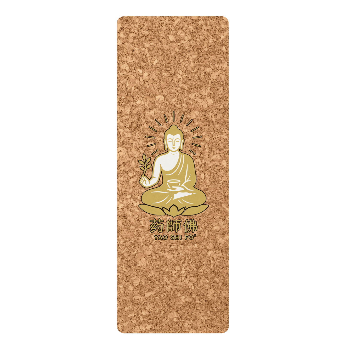 Tapis de yoga Premium 183 x 61 cm - 6mm liège FSC + caoutchouc naturel - YAO SHI FO